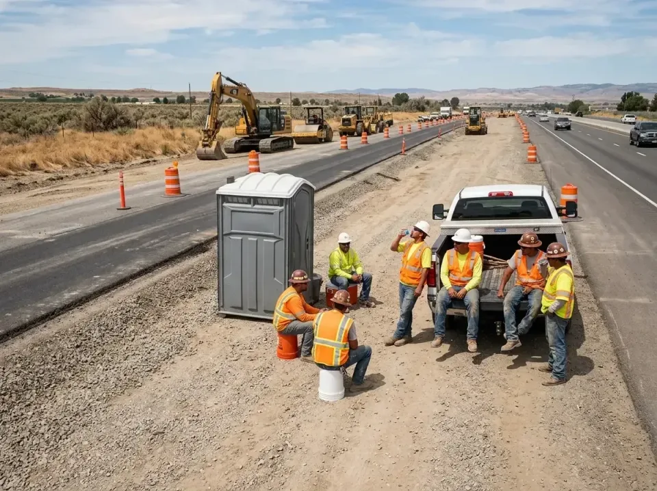 highway-road-construction-crew-007 — frequently asked questions, Porta Potty and Restroom Rentals in Bay Point, CA
